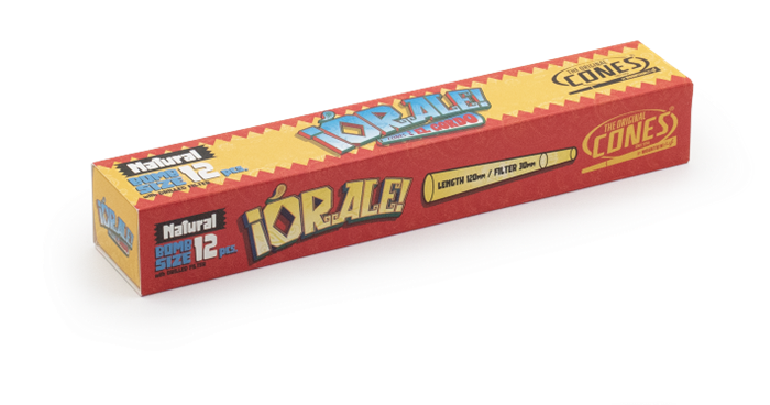 Super King Size Cones – Órale Edition Bomb Size Cones (brun)