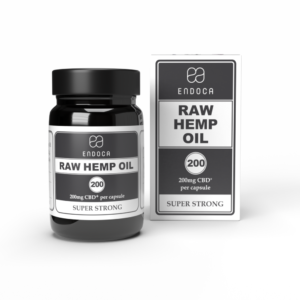 Capsule di olio di canapa grezzo