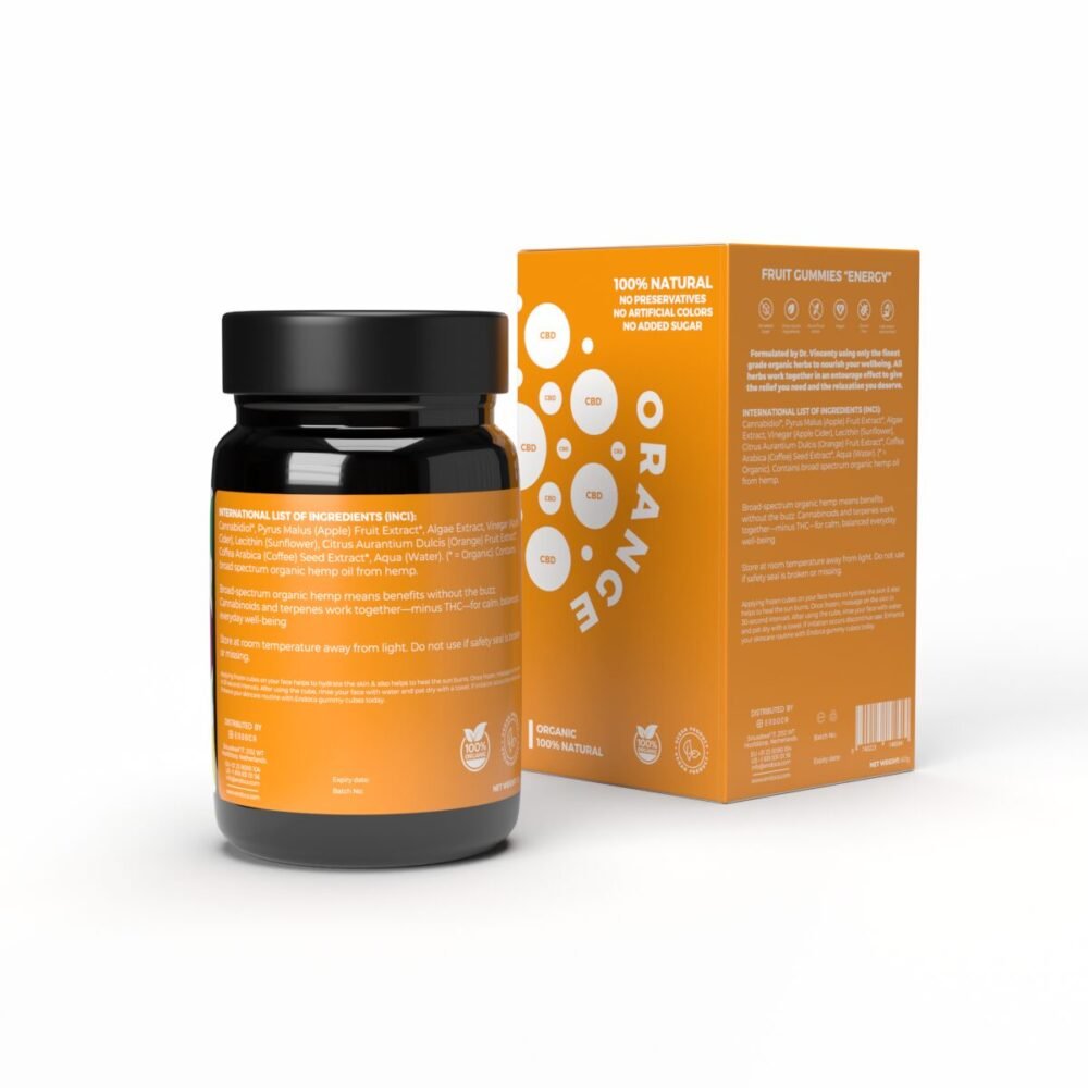 CBD Gummies "Energy" Appelsin - 1200mg | THC Fri - Billede 4