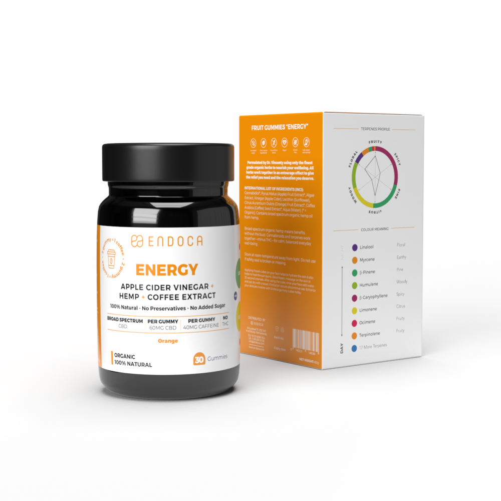 CBD Gummies "Energy" Appelsin - 1200mg | THC Fri - Billede 3