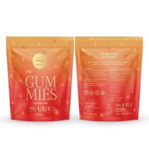 CBD gummies fra SANA med kirsebær