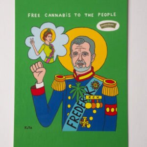 postkort af klaus trier tuxen