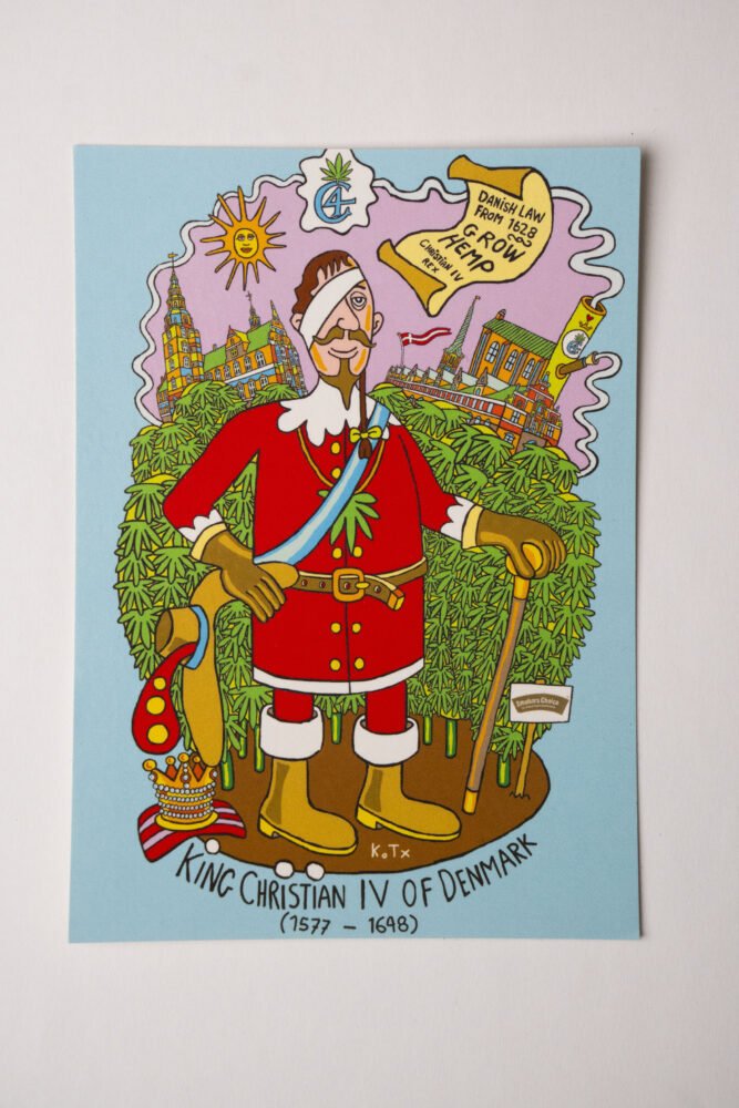 postkort af klaus trier tuxen