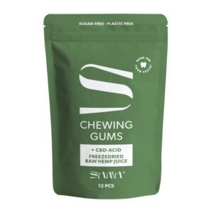 Raw Hemp Juice Chewing Gums fra Sana
