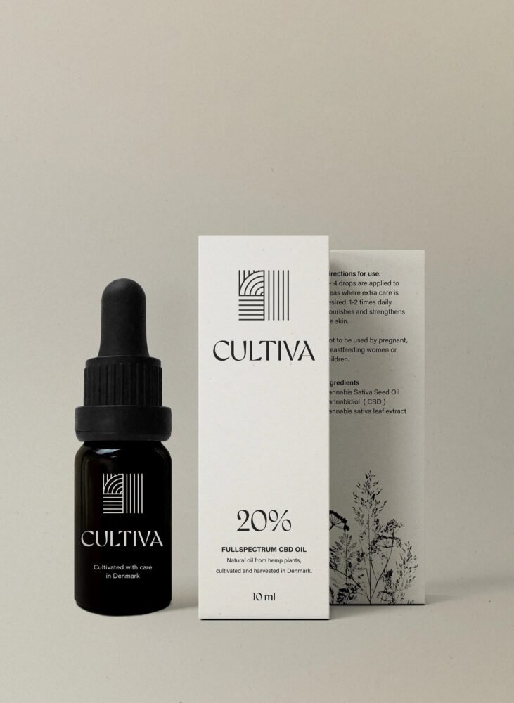 Fuldspektrum CBD Olie - 20% Dansk CBD