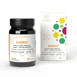 CBD Gummies "Energy" Appelsin - 1200mg | THC Fri fra Endoca