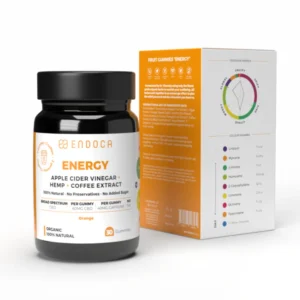 CBD Gummies "Energy" Appelsin - 1200mg | THC Fri fra Endoca