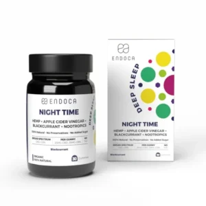 CBD Gummies "Night Time" Black Current - 1500mg fra Endoca