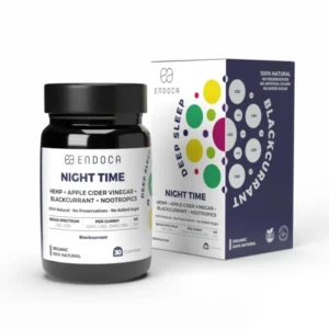 CBD Gummies "Night Time" Black Current - 1500mg fra Endoca