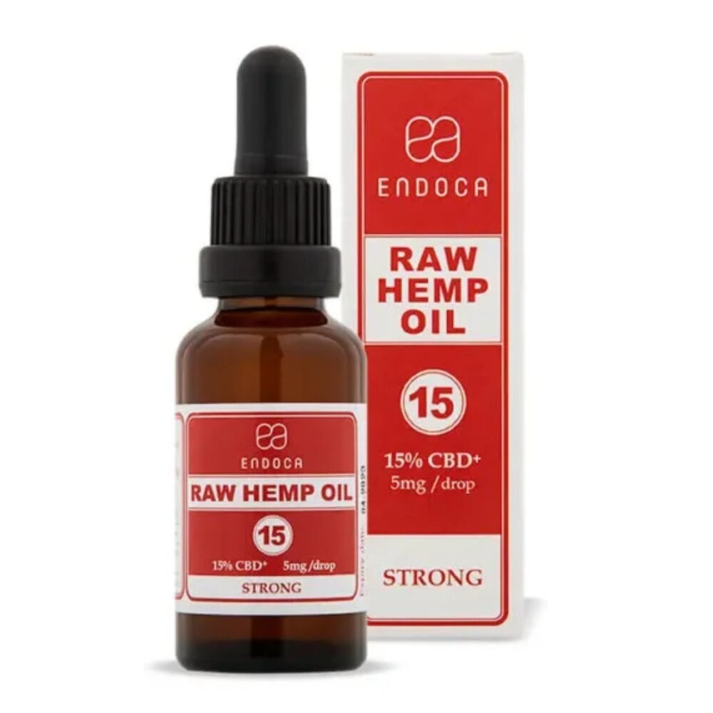 Endoca - Raw Hemp Oil Strong - 10ml