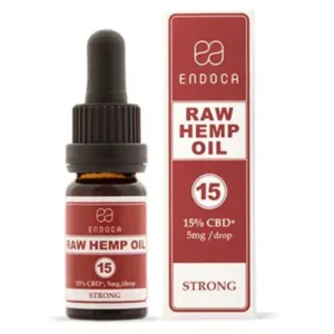 Raw Hemp Oil 15% 10ml Strong fra Endoca