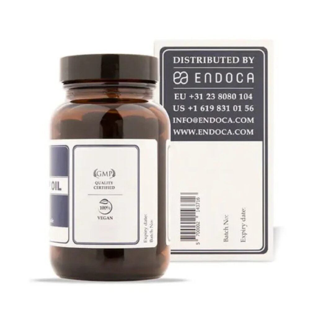 Raw Hemp Oil 120 Capsules back