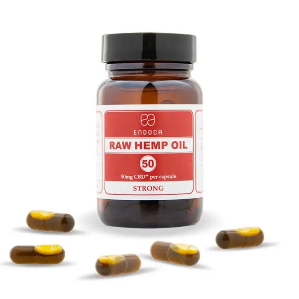 Raw Hemp Oil Strong - 30 Kapsler