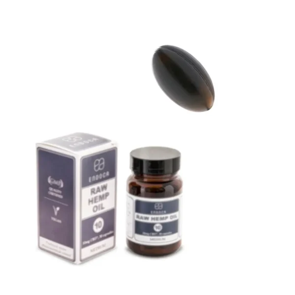 Endoca - Raw Hemp Oil Medium 120 Kapsler - Image 4