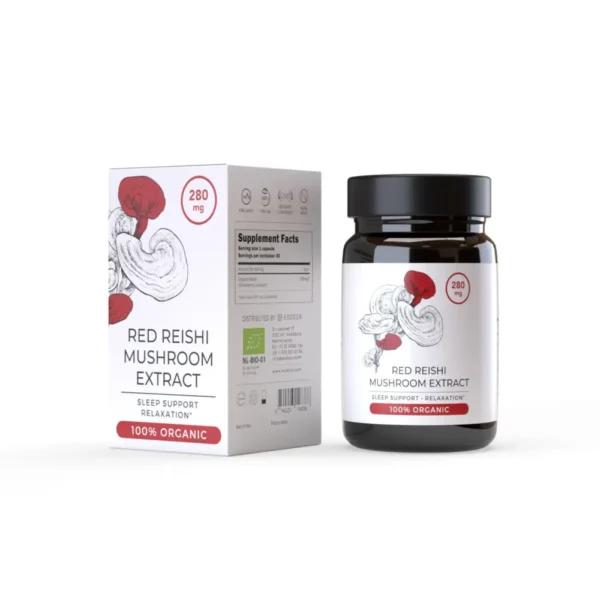 Endoca - Rød Reishi Ekstrakt 30 Kapsler - Image 3
