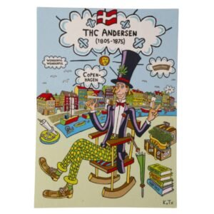 Postkort af Klaus Trier Tuxen af THC Andersen