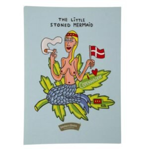Postkort af Klaus Trier Tuxen af The Little Stoned Mermaid