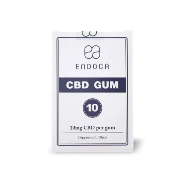 CBD Tyggegummi Pebermynte - 10 stk