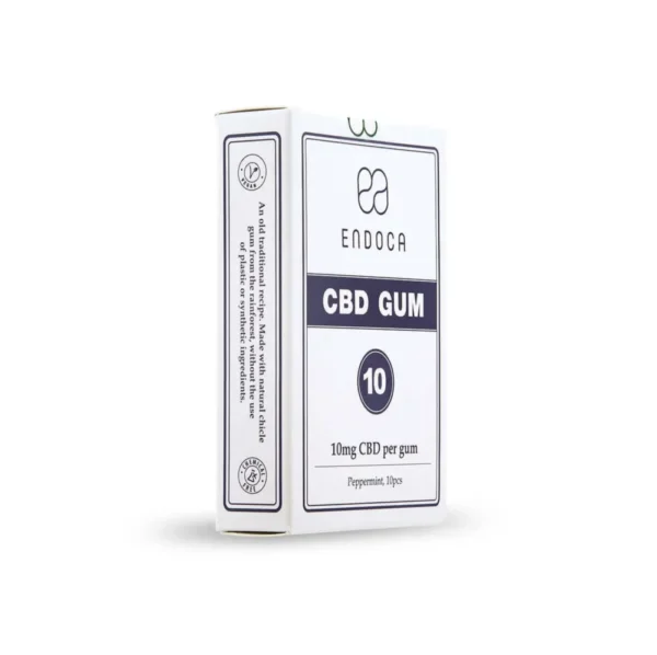 CBD Tyggegummi Pebermynte - 10 stk - Image 3