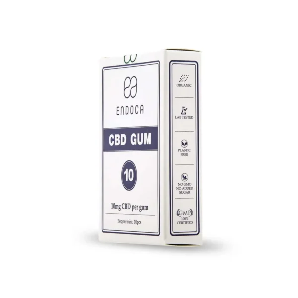 CBD Tyggegummi Pebermynte - 10 stk - Image 4
