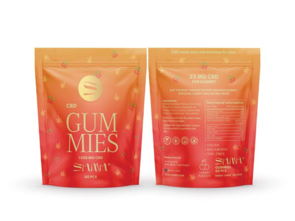 CBD Gummies 60 stk – 1500 mg