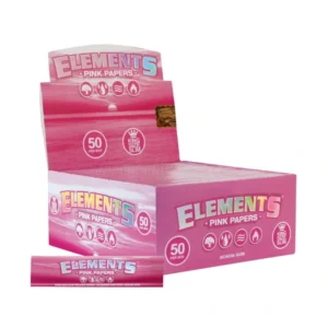 Elements Pink paper king size slim kasse