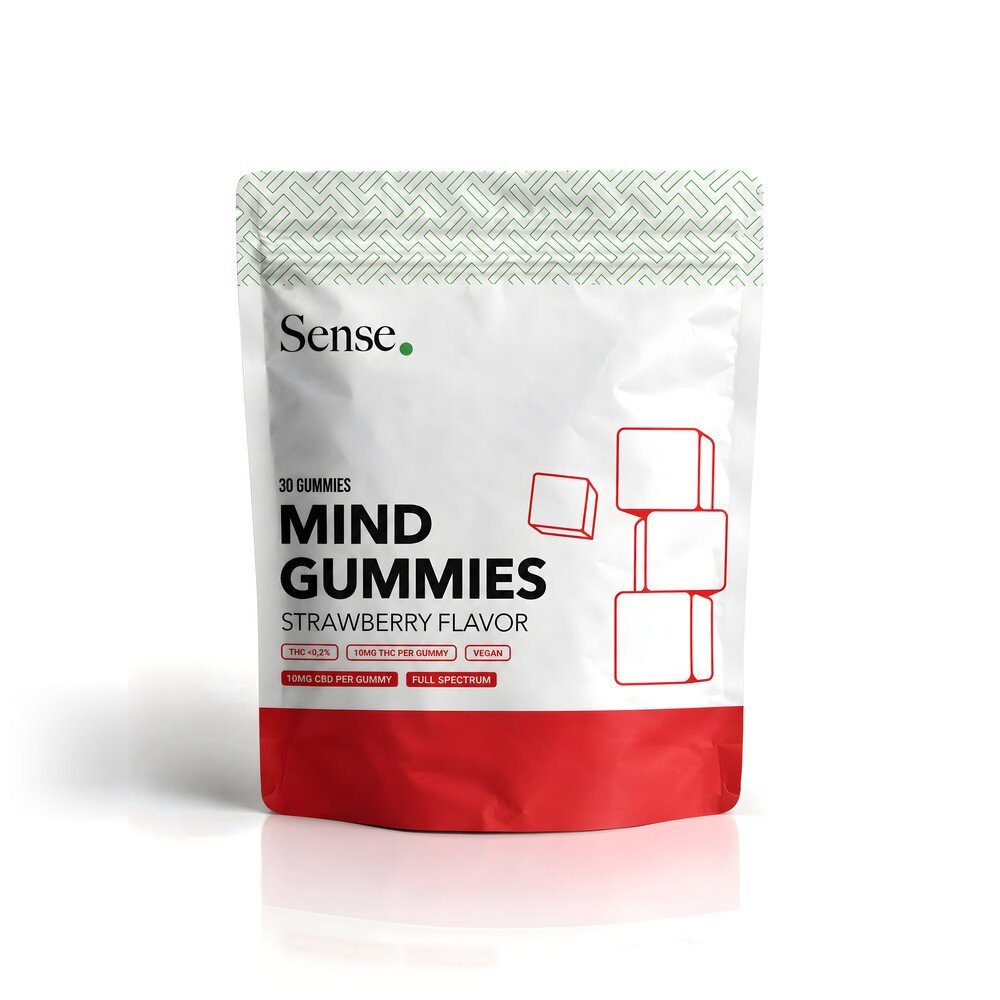 CBD Gummies 30 pakke i rød og hvid emallage