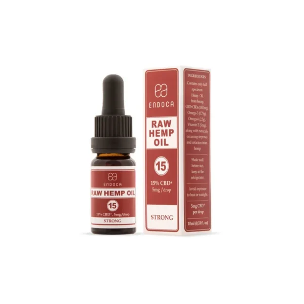 Endoca - Raw Hemp Oil Strong - 30ml - Image 5