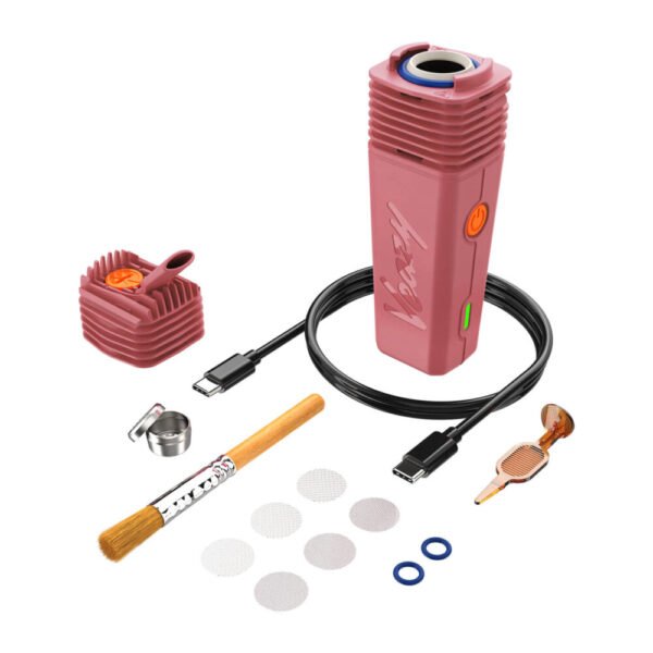 Storz & Bickel VEAZY™ Vaporizer – Charming Pink indhold