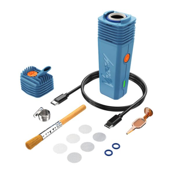 Storz & Bickel VEAZY™ Vaporizer – Dynamic Blue sættet